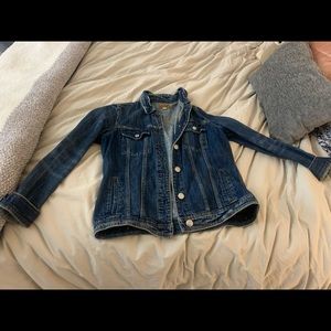 Medium, American Eagle, Dark wash jean jacket